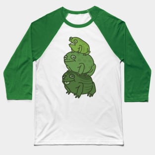 Three Toad Stack Baseball T-Shirt